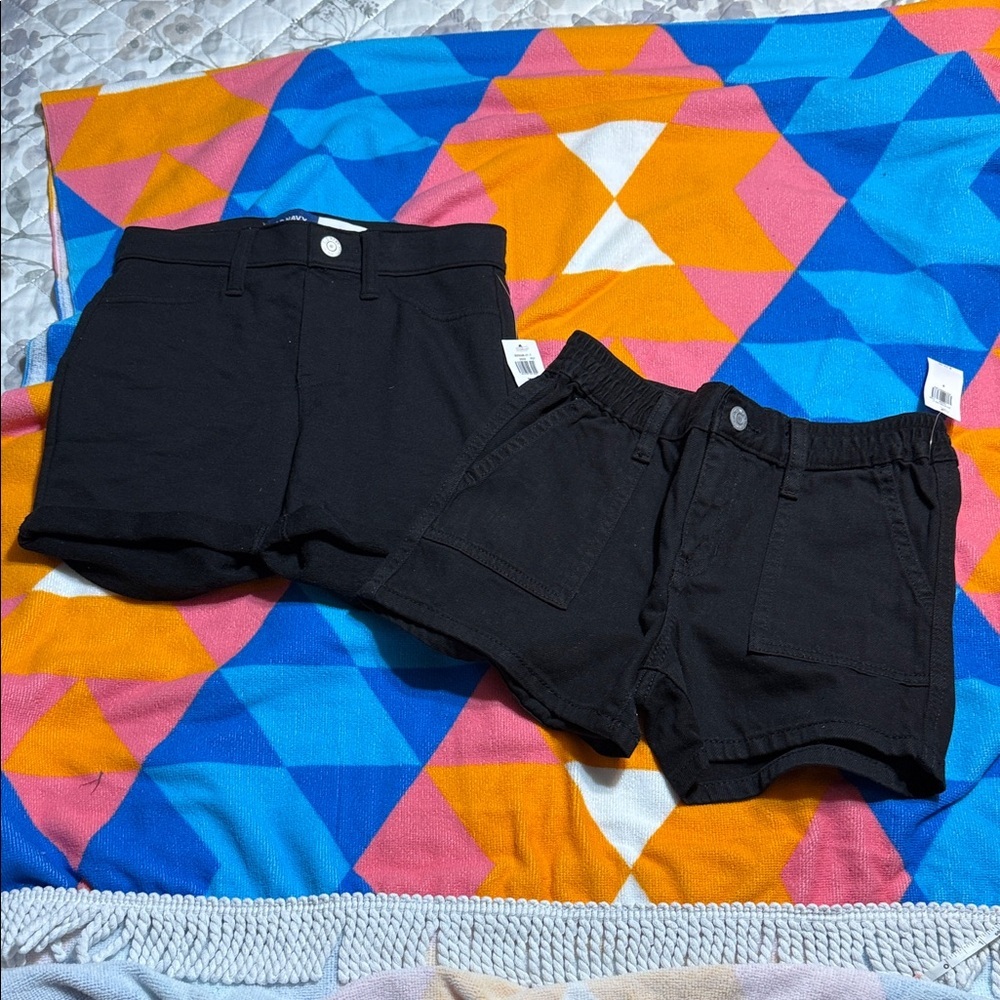 Old Navy Kids Black Shorts Set